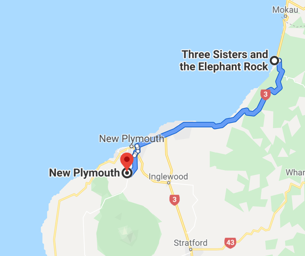 15 June 20 The Three Sisters and Elephant Rock – New&nbsp;Plymouth