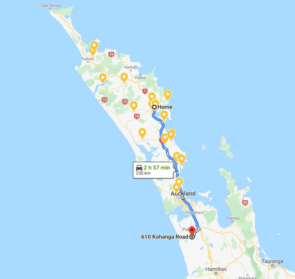 12 June 20 Whangarei to&nbsp;Onewhero