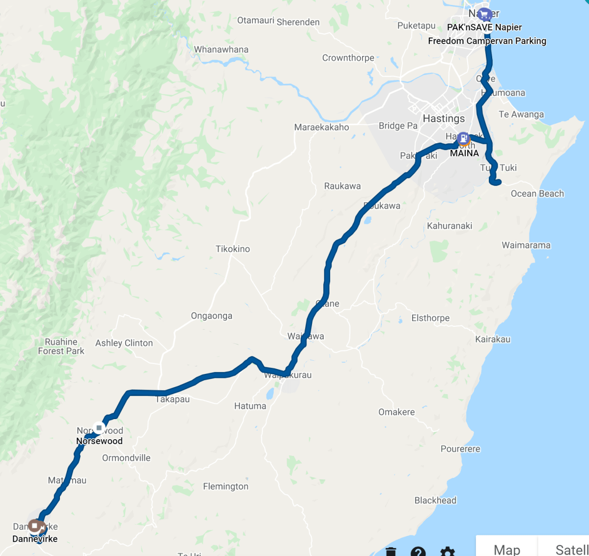 01 July Dannevirke to&nbsp;Napier