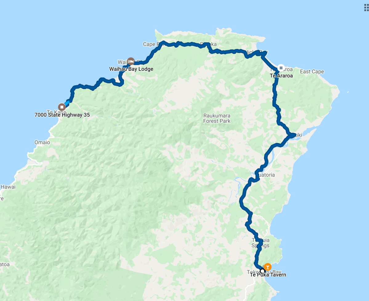 06 July 2020 Tokomaru Bay to Te&nbsp;Kaha